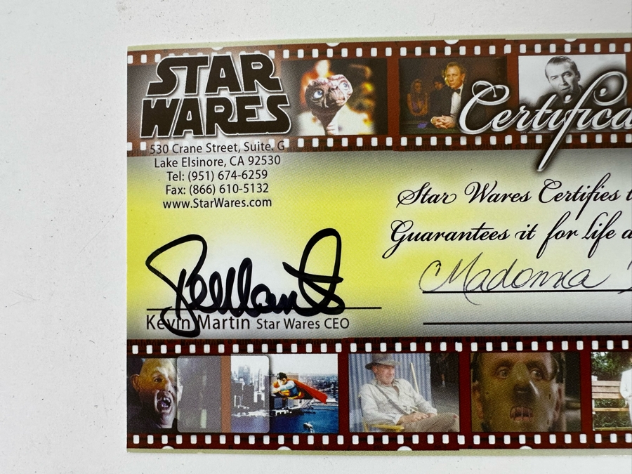 Madonna 'Evita' Movie Prop Time Magazine With Cert [Photo 8]