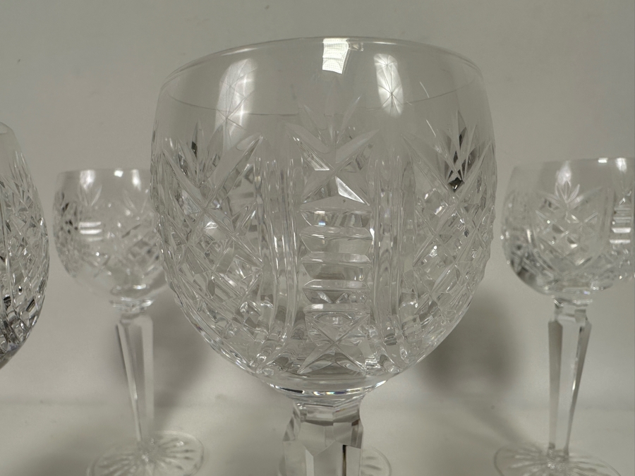 Six Waterford Clare Stemware Glasses 7.5H $780 Replacements Value [Photo 3]