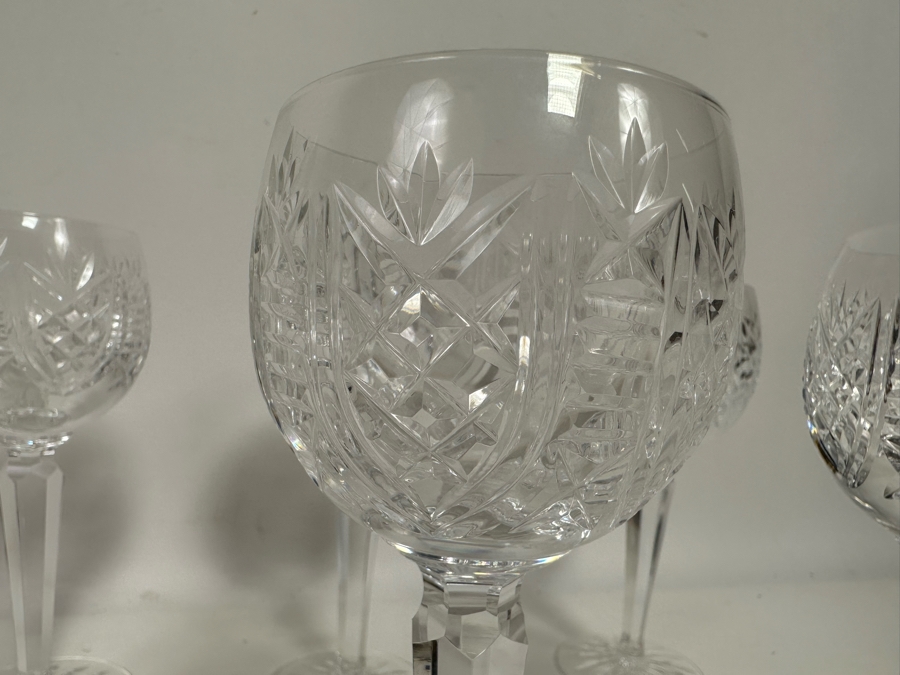 Six Waterford Clare Stemware Glasses 7.5H $780 Replacements Value [Photo 4]