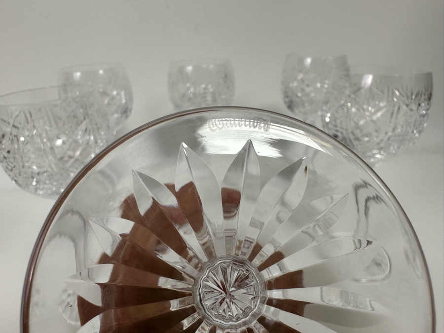 Six Waterford Clare Stemware Glasses 7.5H $780 Replacements Value [Photo 6]