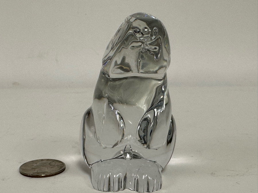 Baccarat France Crystal Bunny Figurine 3H [Photo 4]