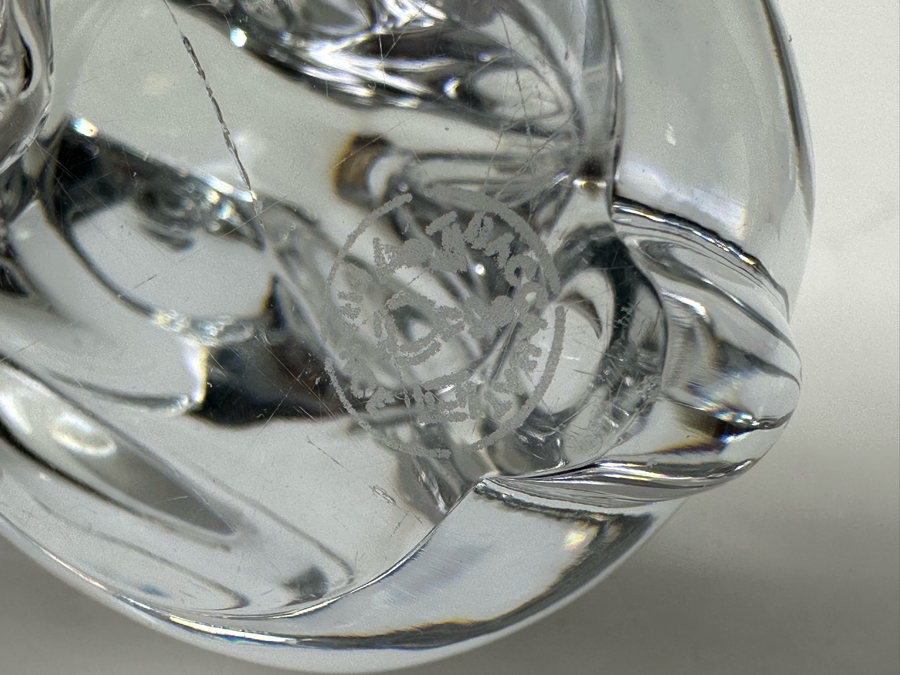 Baccarat France Crystal Bunny Figurine 3H [Photo 7]