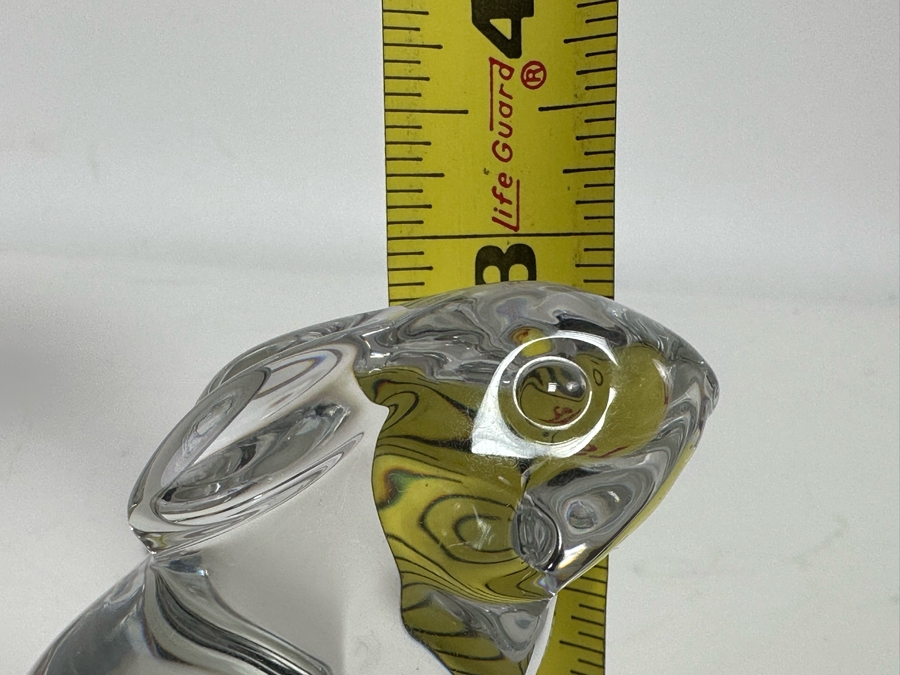 Baccarat France Crystal Bunny Figurine 3H [Photo 9]