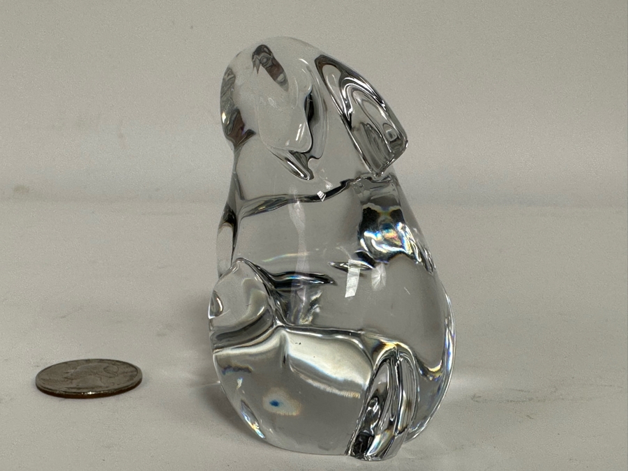 Baccarat France Crystal Bunny Figurine 3H [Photo 6]