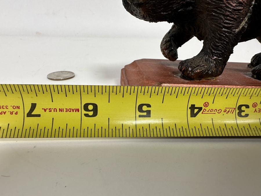 Carved Wooden Bear Sculpture Signed Lee 2011 5W X 4H [Photo 10]