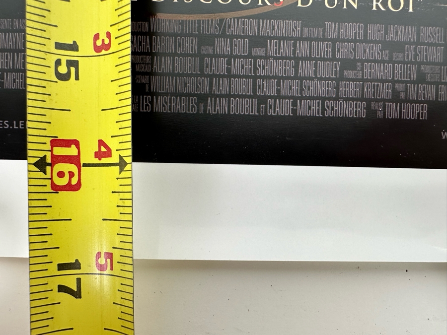 Signed Les Miserables Movie Poster Signed By The Actors: Hugh Jackman, Russell Crowe, Anne Hathaway, Amanda Seyfried And More With Cert 11 X 17 - See Photos  [Photo 13]