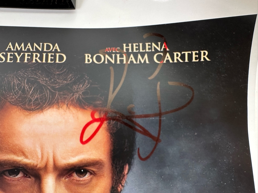 Signed Les Miserables Movie Poster Signed By The Actors: Hugh Jackman, Russell Crowe, Anne Hathaway, Amanda Seyfried And More With Cert 11 X 17 - See Photos  [Photo 7]