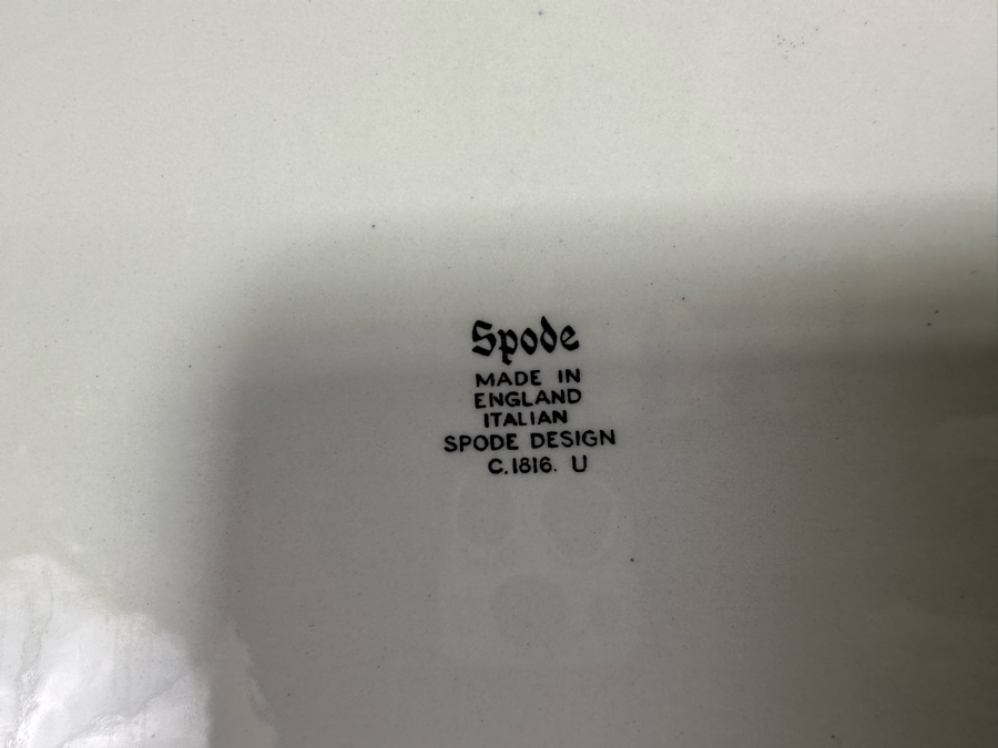 Italian Spode Design C. 1816 Made In England 16' Platter, Coffee Pot And Pair Of Cups And Saucers [Photo 13]