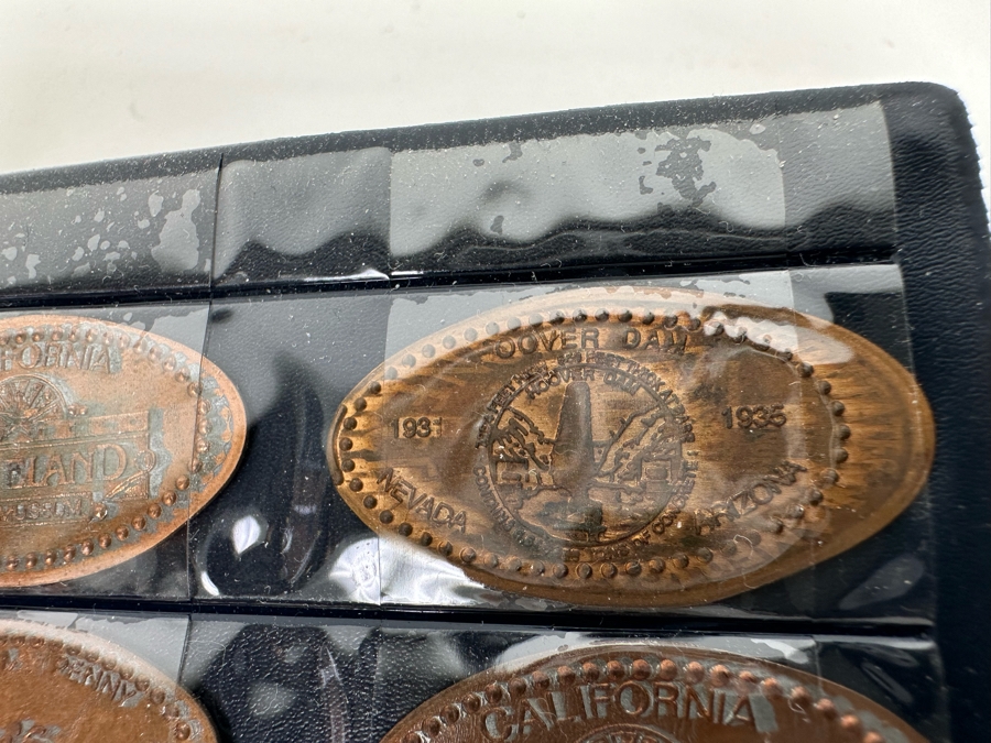 (3) Lincoln-Kennedy Pennies And Souvenir Pressed Penny Collection Of Elongated Pennies From Various Amusement Parks Including Disneyland, Knotts Berry Farm & Sea World - See Photos [Photo 26]