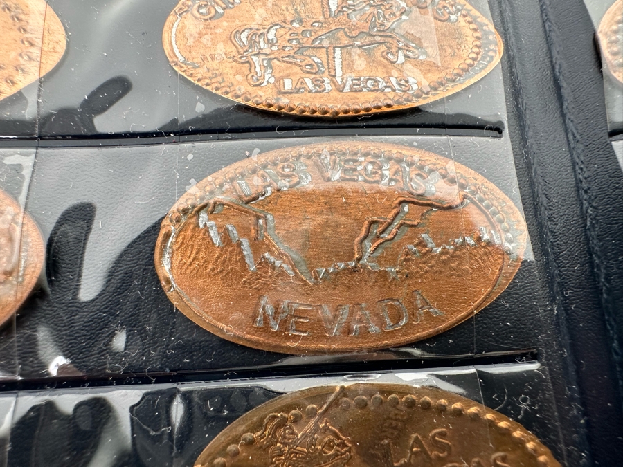 (3) Lincoln-Kennedy Pennies And Souvenir Pressed Penny Collection Of Elongated Pennies From Various Amusement Parks Including Disneyland, Knotts Berry Farm & Sea World - See Photos [Photo 22]