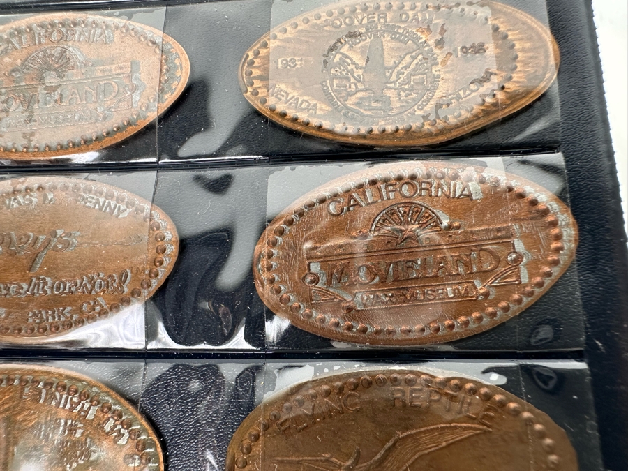 (3) Lincoln-Kennedy Pennies And Souvenir Pressed Penny Collection Of Elongated Pennies From Various Amusement Parks Including Disneyland, Knotts Berry Farm & Sea World - See Photos [Photo 27]