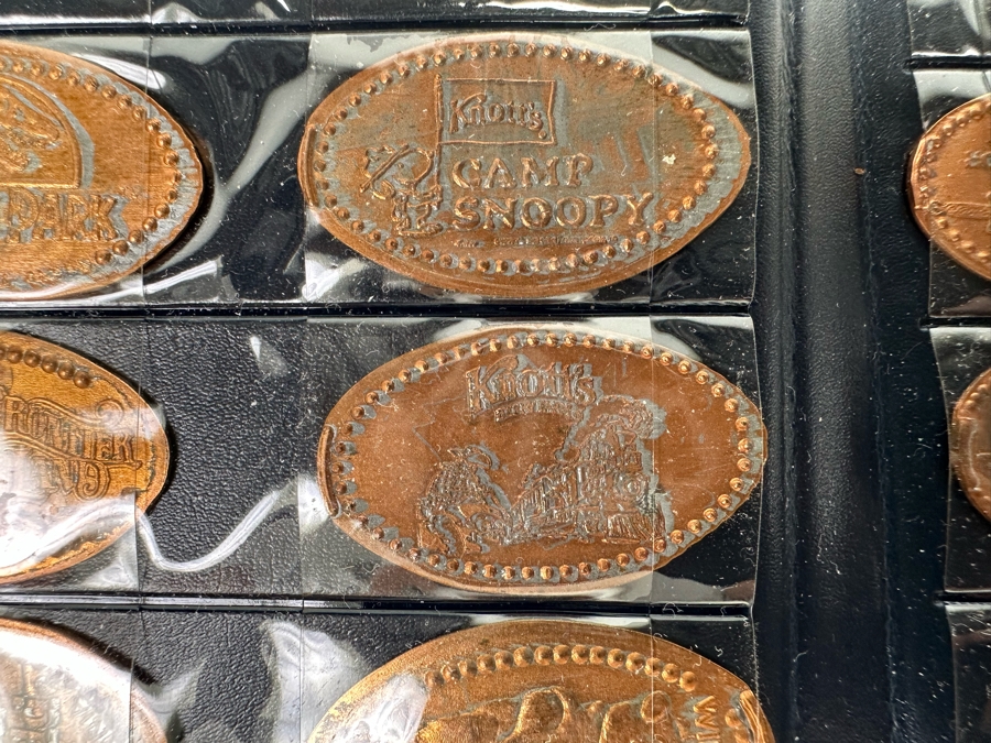 (3) Lincoln-Kennedy Pennies And Souvenir Pressed Penny Collection Of Elongated Pennies From Various Amusement Parks Including Disneyland, Knotts Berry Farm & Sea World - See Photos [Photo 31]