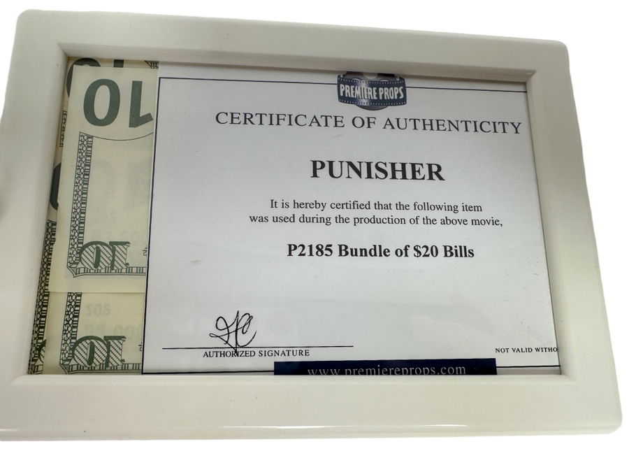Movie Props From The Movie Punisher: Fake United States Currency Bills For Motion Pictures Only [Photo 2]