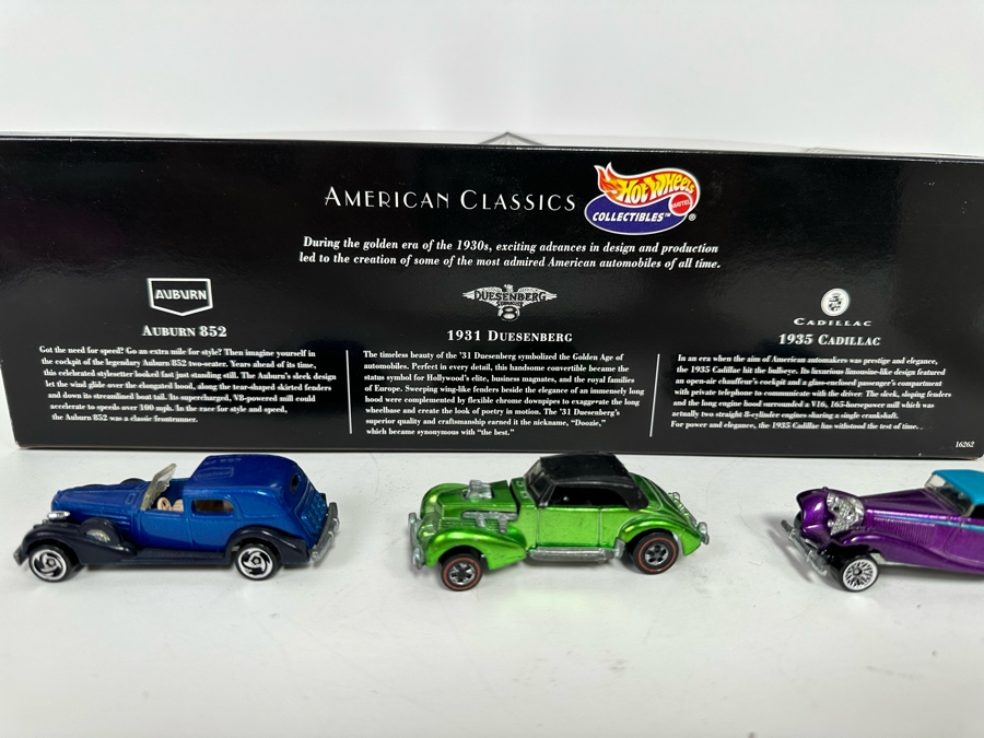 Limited Edition Hot Wheels American Classics Cars New In Box Plus Hot Wheels Red Line Classic Cord & Two Hot Wheels Cars [Photo 13]