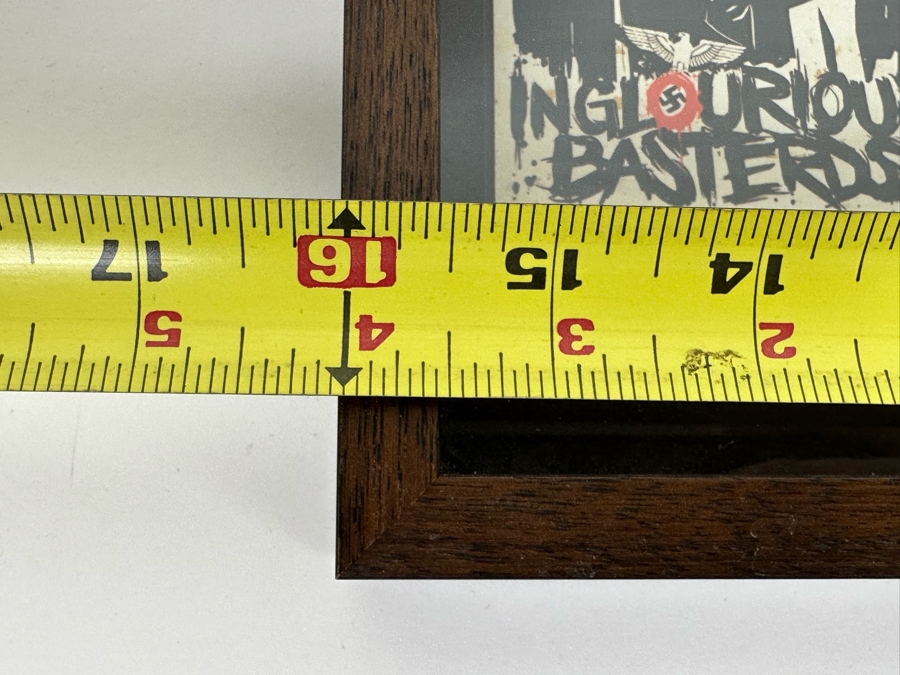 Framed Movie Props From Quentin Tarantino's Inglourious Basterds Movie 16W X 8.5H X 1.5D [Photo 13]