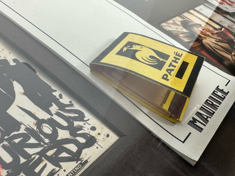 Framed Movie Props From Quentin Tarantino's Inglourious Basterds Movie 16W X 8.5H X 1.5D [Photo 10]