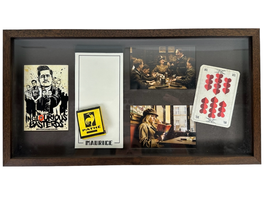 Framed Movie Props From Quentin Tarantino's Inglourious Basterds Movie 16W X 8.5H X 1.5D [Photo 1]