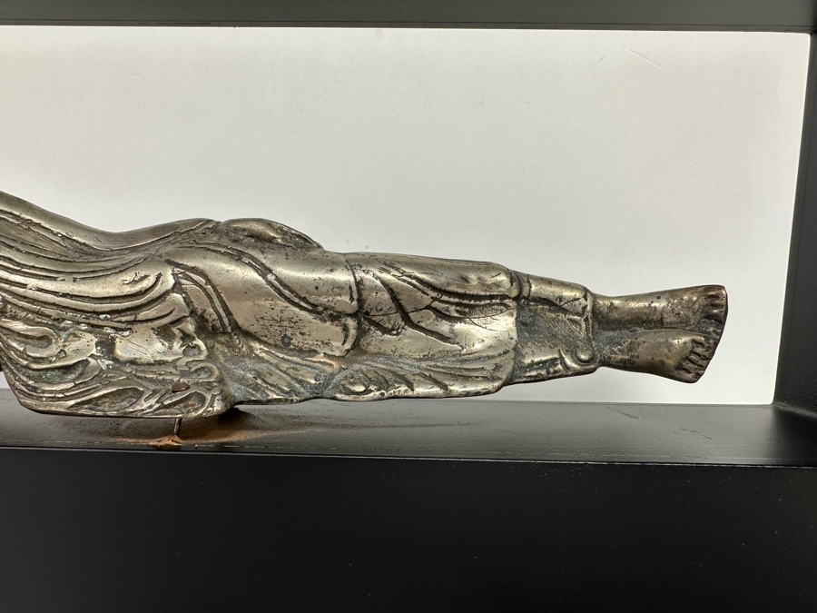 Metal Reclining Buddha Sculpture Wall Decor 15.5W X 8H X 2.25D [Photo 5]