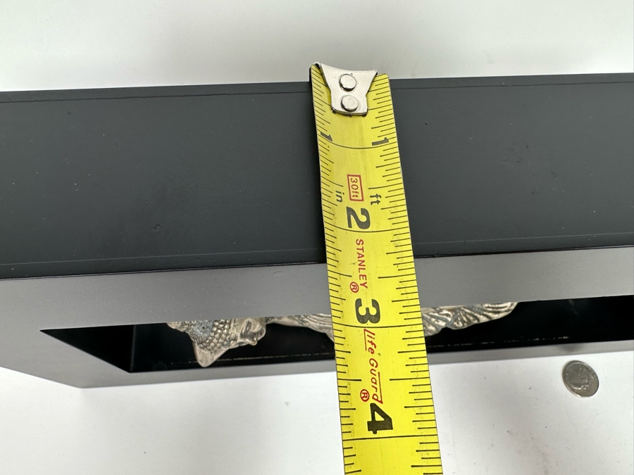 Metal Reclining Buddha Sculpture Wall Decor 15.5W X 8H X 2.25D [Photo 13]