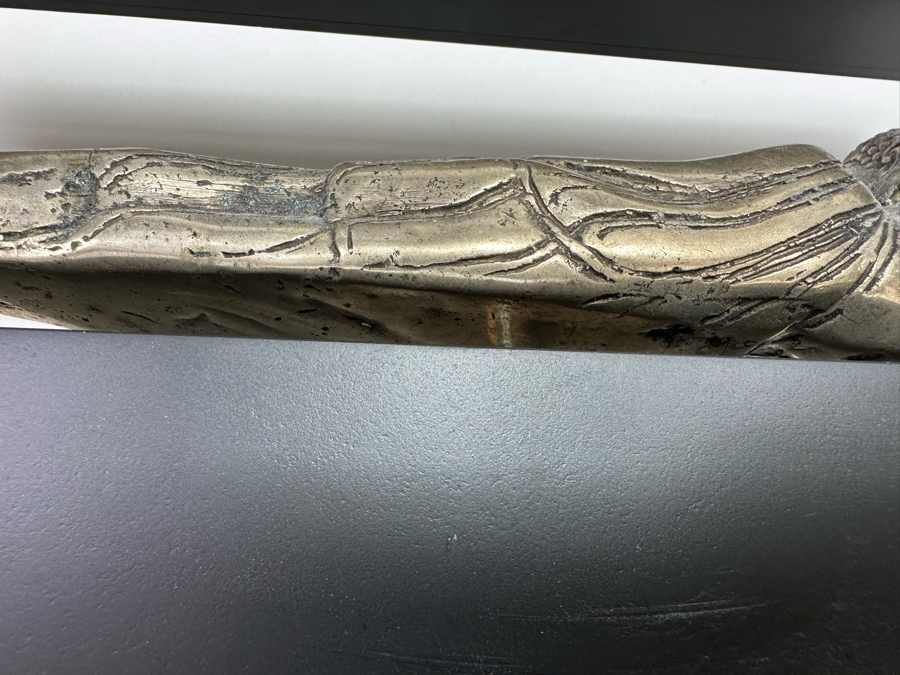 Metal Reclining Buddha Sculpture Wall Decor 15.5W X 8H X 2.25D [Photo 10]