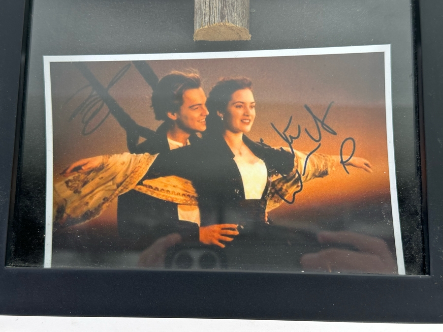 Original Ship Deck Floorboard From The Movie Titanic Limited Edition With Cert Framed 8 X 10 [Photo 9]