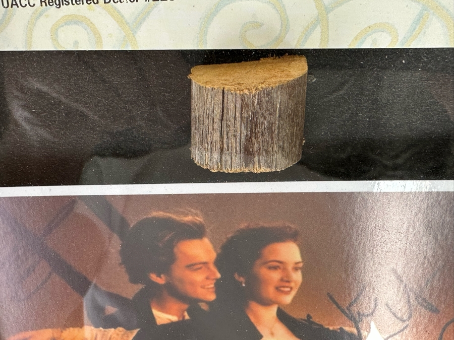 Original Ship Deck Floorboard From The Movie Titanic Limited Edition With Cert Framed 8 X 10 [Photo 4]