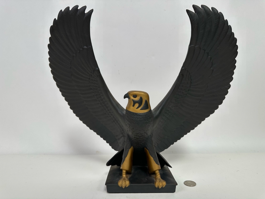 Vintage 1988 Franklin Mint Porcelain 'Falcon Of The Nile' 14W X 13H [Photo 3]