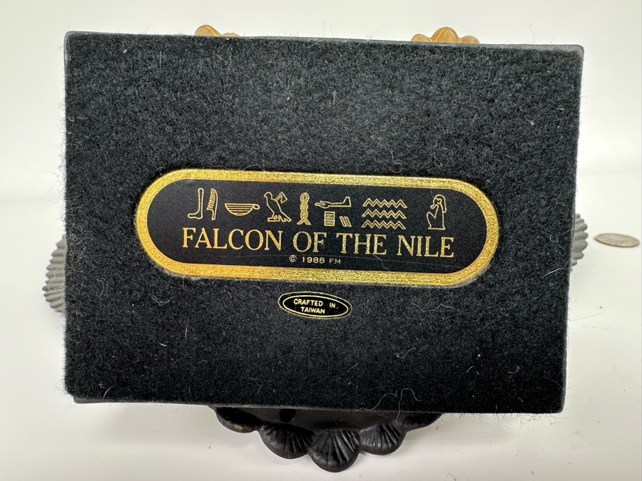 Vintage 1988 Franklin Mint Porcelain 'Falcon Of The Nile' 14W X 13H [Photo 7]
