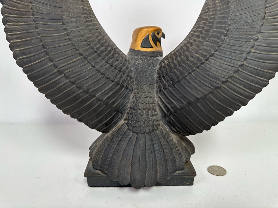 Vintage 1988 Franklin Mint Porcelain 'Falcon Of The Nile' 14W X 13H [Photo 6]