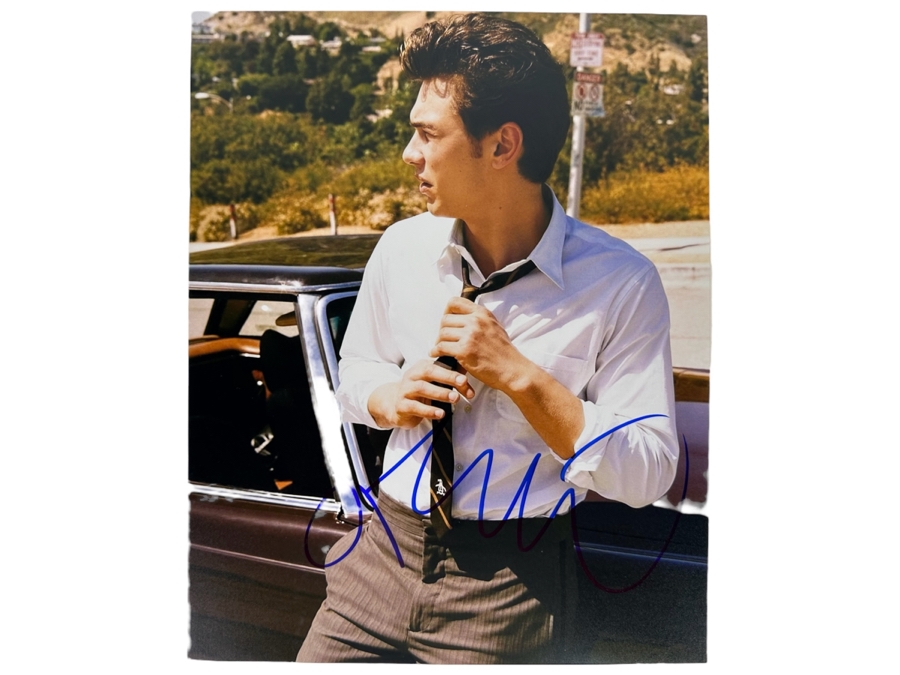 James Franco Autographed 8 X 10 Photo With Cert