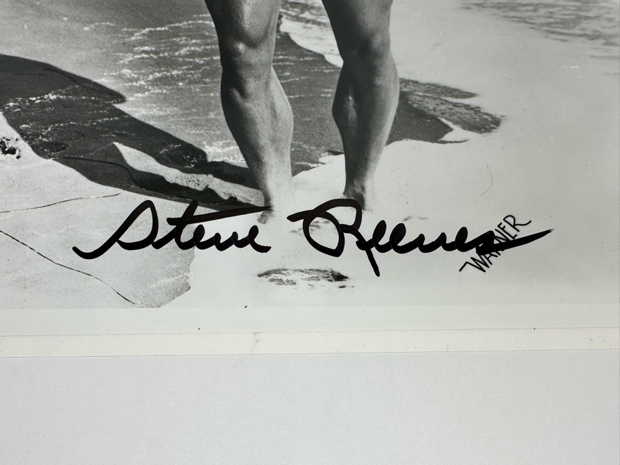 Five Autographed 8 X 10 B&W Photographs Of Movie Star / Bodybuilder Steve Reeves [Photo 8]