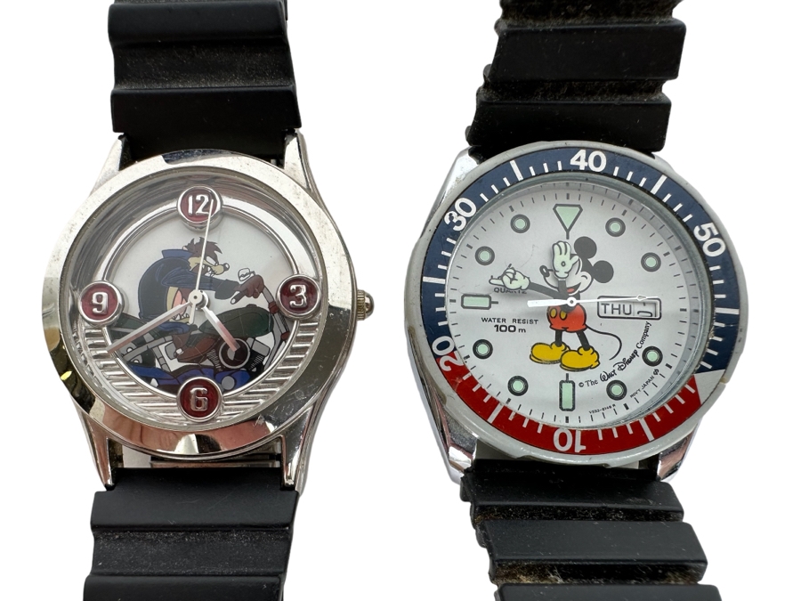 Disney Mickey Mouse & Warner Bros Wrist Watches [Photo 1]