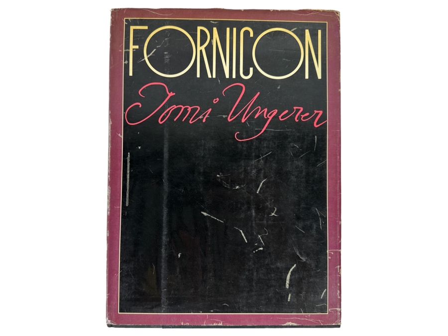 First Printing Hardcover Erotica Book Fornicon By Tomi Ungerer 1969
