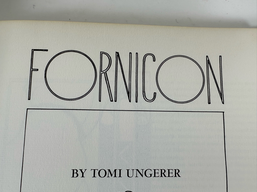 First Printing Hardcover Erotica Book Fornicon By Tomi Ungerer 1969 [Photo 5]