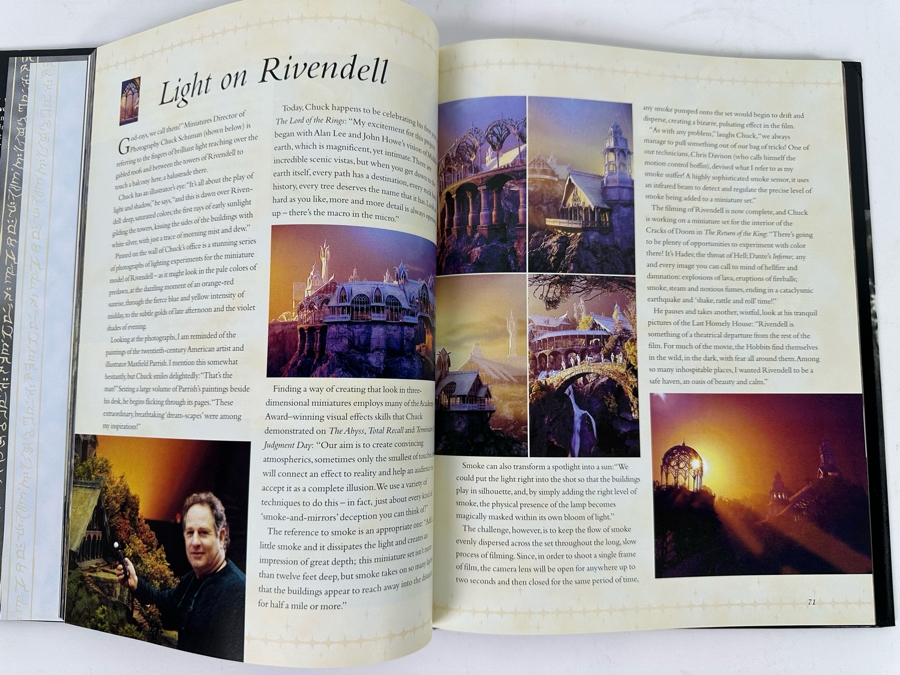 First Edition Hardcover Book The Lord Of The Rings: The Making Of The Movie Trilogy 2002 [Photo 7]