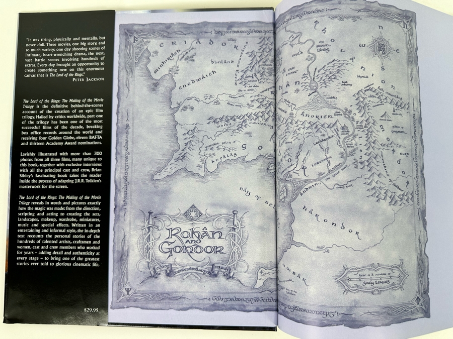 First Edition Hardcover Book The Lord Of The Rings: The Making Of The Movie Trilogy 2002 [Photo 3]