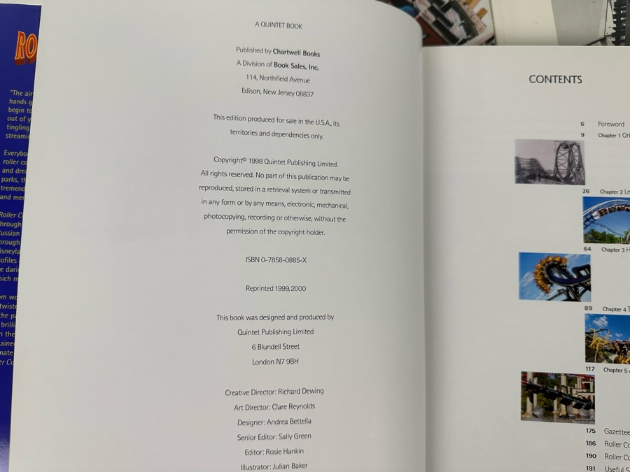 Roller Coaster Amusement Park Books (Some Signed First Edition Books) - See Photos [Photo 6]