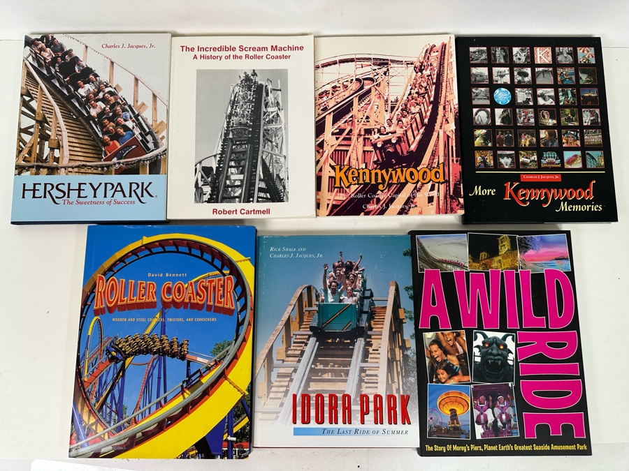Roller Coaster Amusement Park Books (Some Signed First Edition Books) - See Photos [Photo 3]