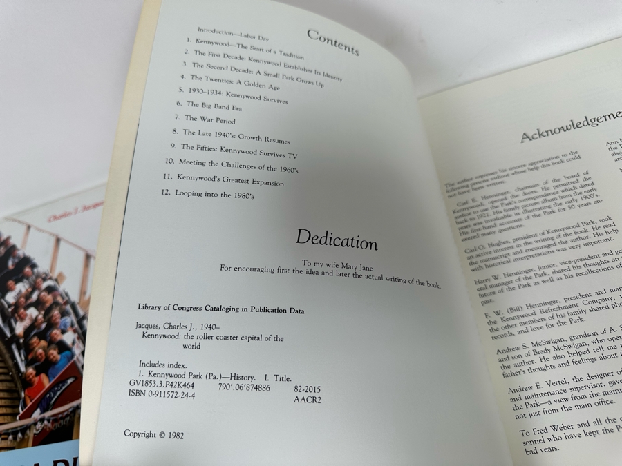 Roller Coaster Amusement Park Books (Some Signed First Edition Books) - See Photos [Photo 21]