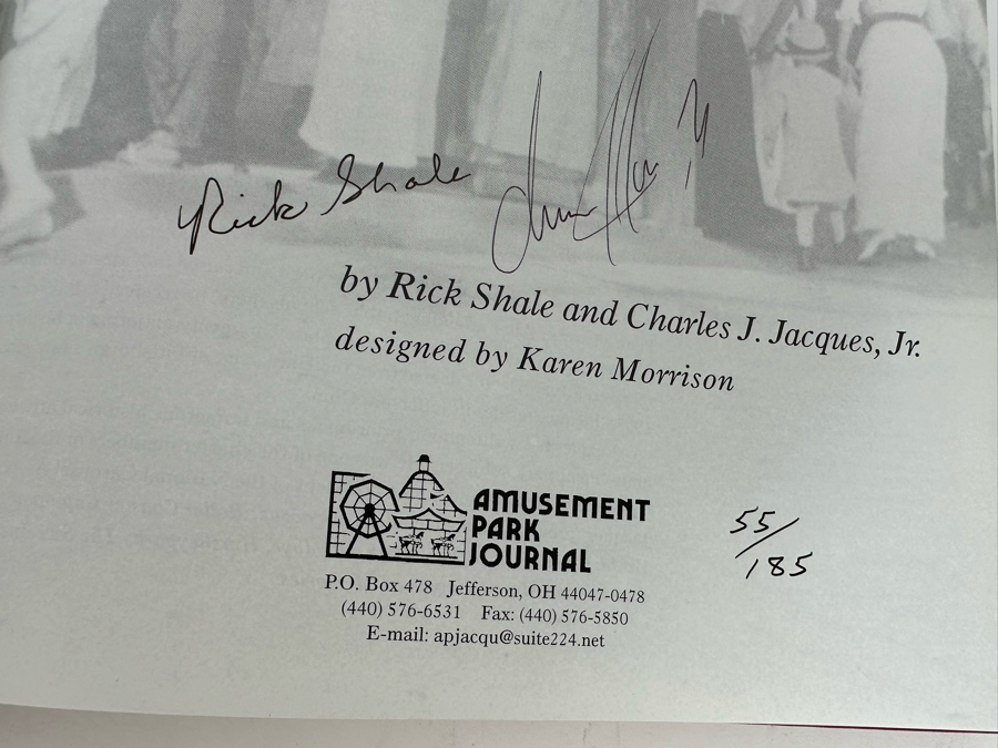 Roller Coaster Amusement Park Books (Some Signed First Edition Books) - See Photos [Photo 9]