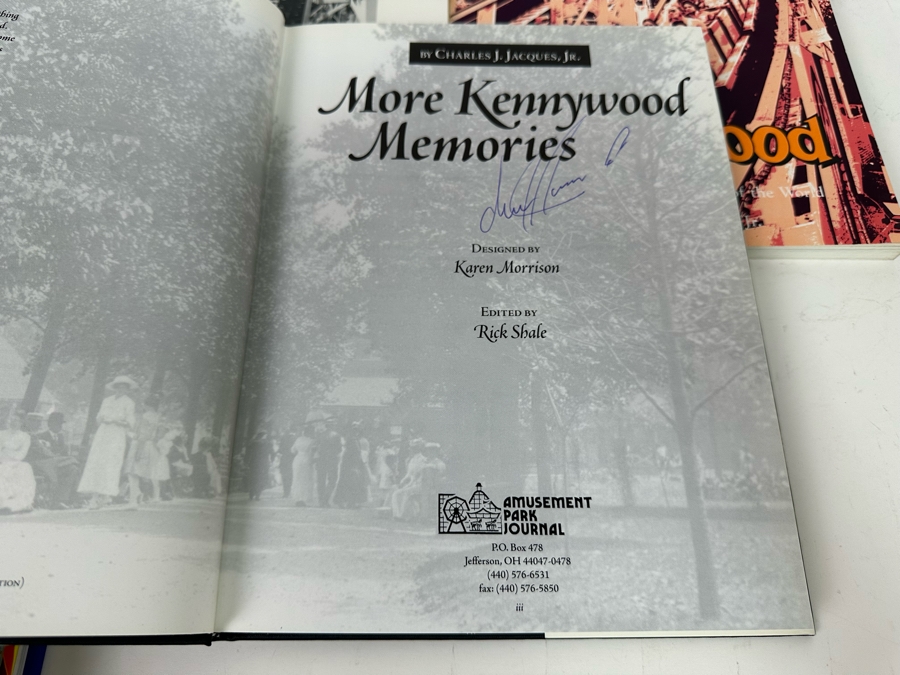 Roller Coaster Amusement Park Books (Some Signed First Edition Books) - See Photos [Photo 16]