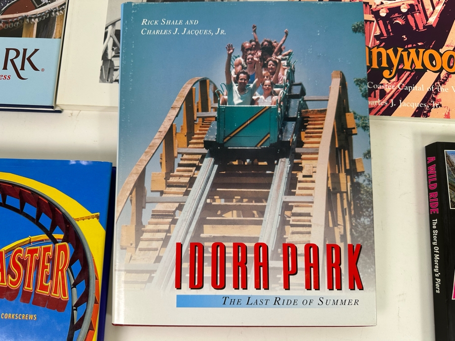 Roller Coaster Amusement Park Books (Some Signed First Edition Books) - See Photos [Photo 7]