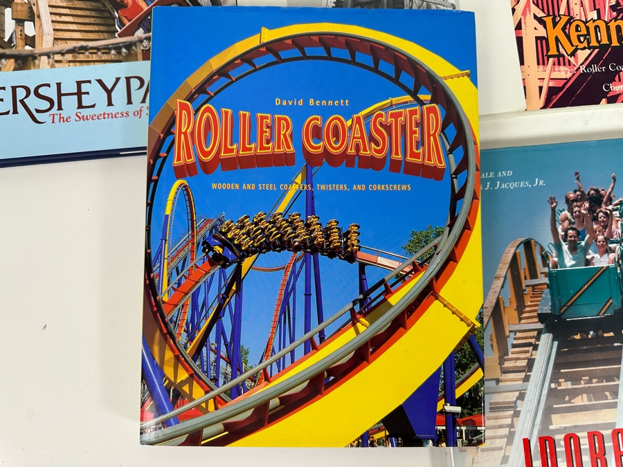 Roller Coaster Amusement Park Books (Some Signed First Edition Books) - See Photos [Photo 4]