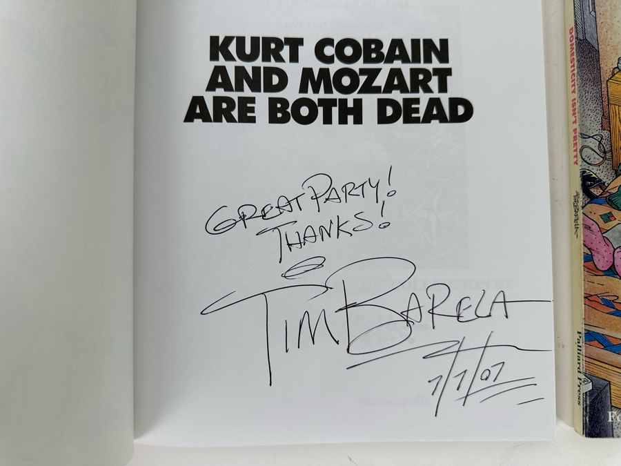 Pair Of Signed Tim Barela Leonard & Larry Comic Books [Photo 5]