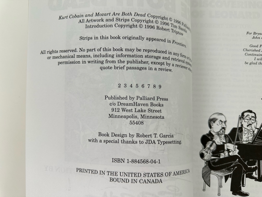 Pair Of Signed Tim Barela Leonard & Larry Comic Books [Photo 7]