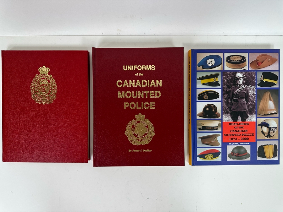 (3) Hardcover Books On The Canadian Mounted Police (Uniforms Of The Canadian Mounted Police Is Signed) [Photo 2]