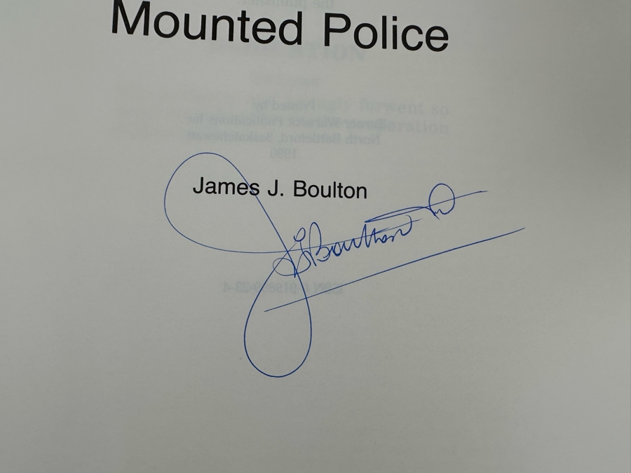 (3) Hardcover Books On The Canadian Mounted Police (Uniforms Of The Canadian Mounted Police Is Signed) [Photo 8]