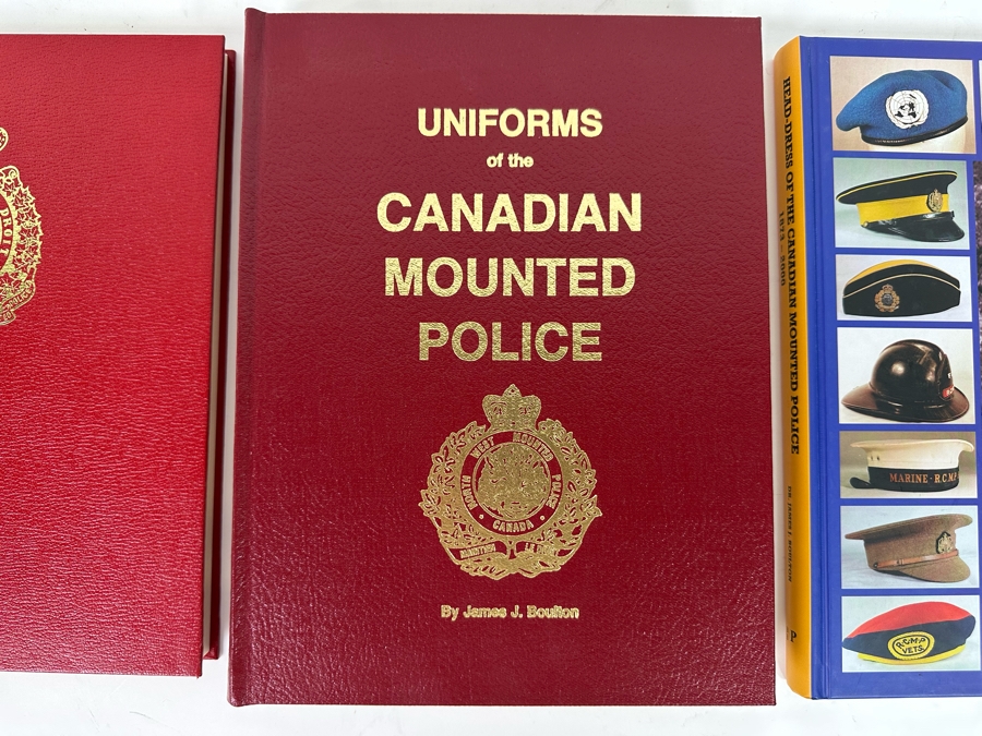(3) Hardcover Books On The Canadian Mounted Police (Uniforms Of The Canadian Mounted Police Is Signed) [Photo 3]