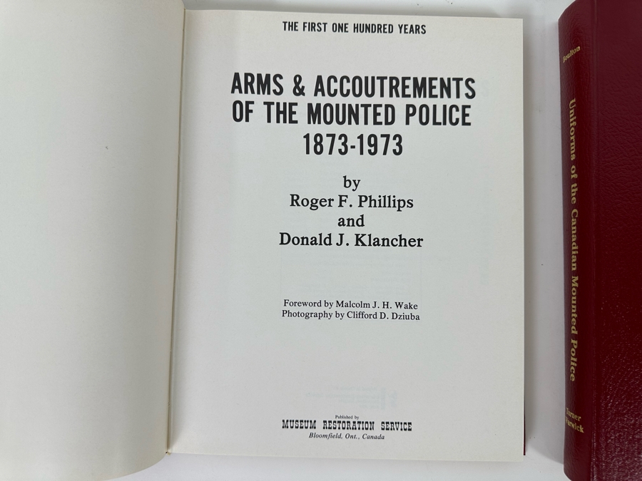 (3) Hardcover Books On The Canadian Mounted Police (Uniforms Of The Canadian Mounted Police Is Signed) [Photo 14]