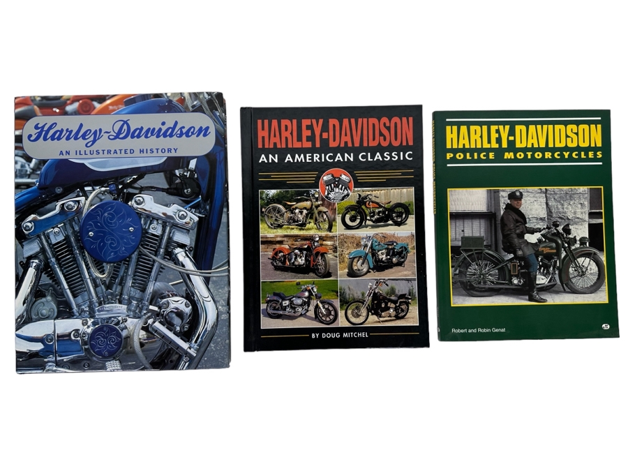 (3) Harley-Davidson Motorcycles Books [Photo 1]